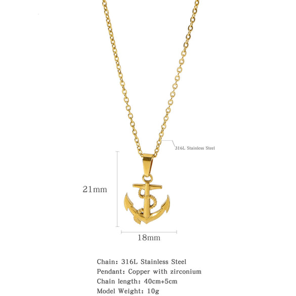 Necklace Stainless Steel O Shaped Chain Copper Inlaid Zirconium Devil's Eye Constellation Electroplating Design