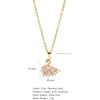 Necklace Stainless Steel O Shaped Chain Copper Inlaid Zirconium Devil's Eye Constellation Electroplating Design