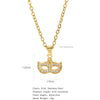 Necklace Stainless Steel O Shaped Chain Copper Inlaid Zirconium Devil's Eye Constellation Electroplating Design