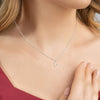 Necklace Stainless Steel Ochain Letter Electroplating Design For Women