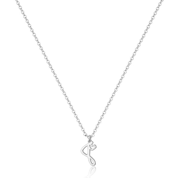 Necklace Stainless Steel Ochain Letter Electroplating Design For Women
