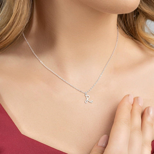 Necklace Stainless Steel Ochain Letter Electroplating Design For Women