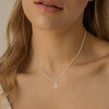 Necklace Stainless Steel Ochain Letter Electroplating Design For Women