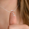 Necklace Stainless Steel Ochain Letter Electroplating Design For Women