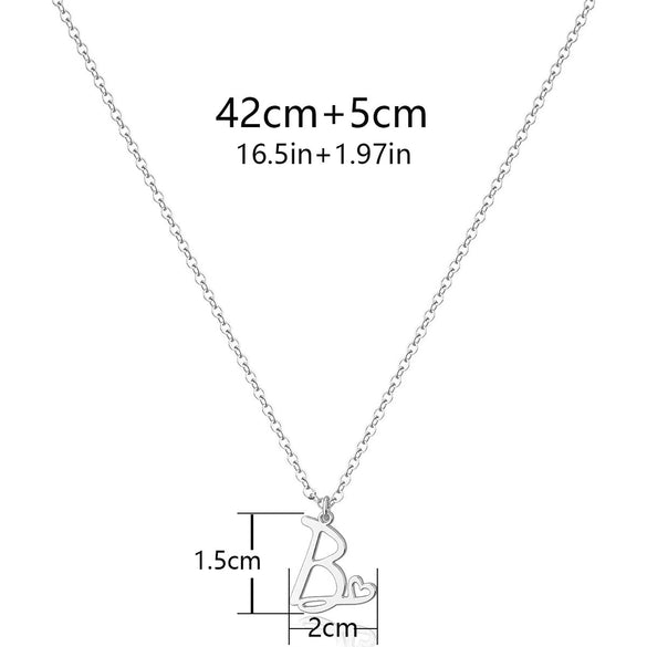 Necklace Stainless Steel Ochain Letter Electroplating Design For Women