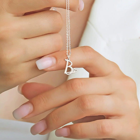 Necklace Stainless Steel Ochain Letter Electroplating Design For Women