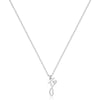 Necklace Stainless Steel Ochain Letter Electroplating Design For Women