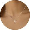 Necklace Stainless Steel Ochain Letter Electroplating Design For Women