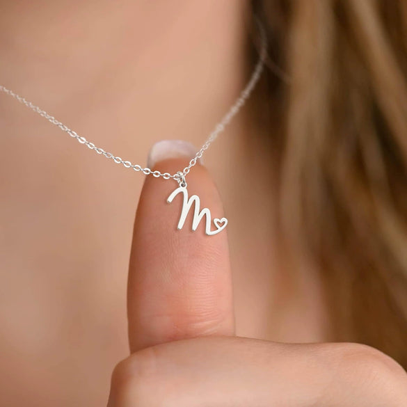 Necklace Stainless Steel Ochain Letter Electroplating Design For Women