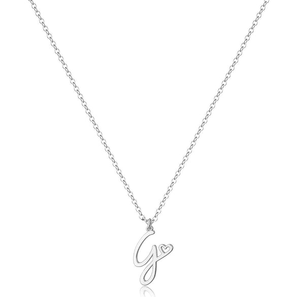 Necklace Stainless Steel Ochain Letter Electroplating Design For Women
