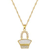Necklace Stainless Steel Pearl Shell Bag Geometric Light Luxury Elegant Gorgeous For Women