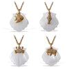 Necklace Stainless Steel Plated 18K Gold Conch Turtle Pendant Electroplating Women's Fashion Style