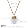 Necklace Stainless Steel Plated 18K Gold Conch Turtle Pendant Electroplating Women's Fashion Style
