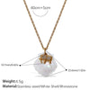 Necklace Stainless Steel Plated 18K Gold Conch Turtle Pendant Electroplating Women's Fashion Style