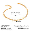 Necklace Stainless Steel Resin Rib Pendant Electroplating