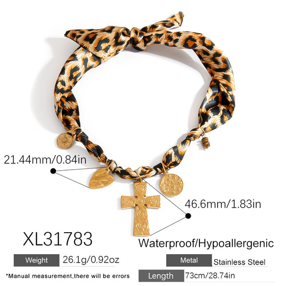 Necklace Stainless Steel Star Electroplating Clavicle Chain For Women
