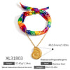 Necklace Stainless Steel Star Electroplating Clavicle Chain For Women
