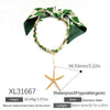 Necklace Stainless Steel Star Electroplating Clavicle Chain For Women