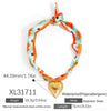 Necklace Stainless Steel Star Electroplating Clavicle Chain For Women