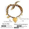 Necklace Stainless Steel Star Electroplating Clavicle Chain For Women