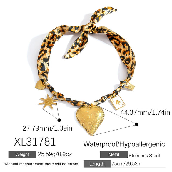 Necklace Stainless Steel Star Electroplating Clavicle Chain For Women