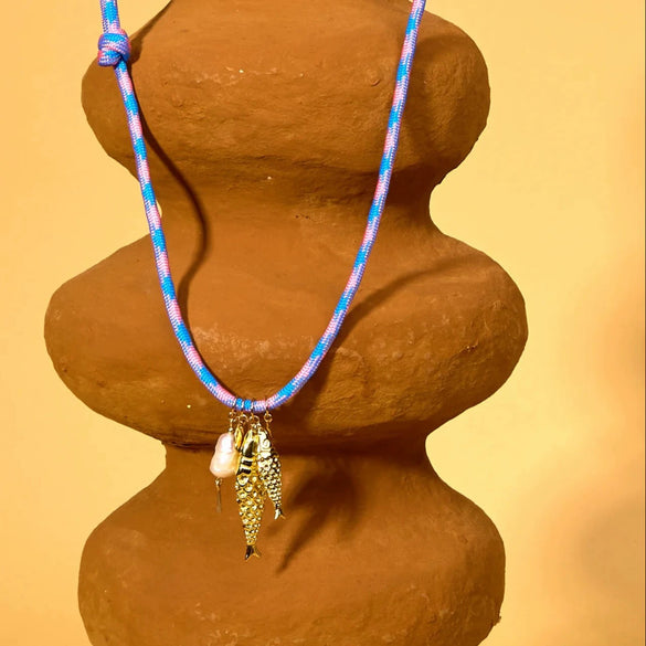 Necklace Stainless Steel Titanium Steel Animal Zodiac Pattern Fish Pendant Electroplating