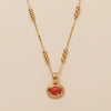 Necklace Stainless Steel Titanium Steel Copper Geometric Light Luxury Style Electroplating Bead Chain