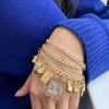 Necklace Stainless Steel Titanium Steel Copper Geometric Retro Vacuum Plated Electroplating