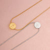 Necklace Stainless Steel Titanium Steel Doublesided Round Bead Vintage Snake Bone Chain Electroplating Style