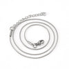 Necklace Stainless Steel Titanium Steel Egg Geometric Electroplated Keel Chain