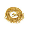Necklace Stainless Steel Titanium Steel Egg Geometric Electroplated Keel Chain