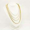 Necklace Stainless Steel Titanium Steel Egg Geometric Electroplated Keel Chain