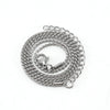 Necklace Stainless Steel Titanium Steel Egg Geometric Electroplated Keel Chain