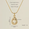 Necklace Stainless Steel Titanium Steel Egg S Chain Heart Shape Drop Shape Geometric Electroplating Highend Couple Style