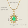 Necklace Stainless Steel Titanium Steel Egg S Chain Heart Shape Drop Shape Geometric Electroplating Highend Couple Style