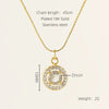 Necklace Stainless Steel Titanium Steel Egg S Chain Heart Shape Drop Shape Geometric Electroplating Highend Couple Style
