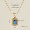 Necklace Stainless Steel Titanium Steel Egg S Chain Heart Shape Drop Shape Geometric Electroplating Highend Couple Style