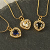 Necklace Stainless Steel Titanium Steel Egg S Chain Heart Shape Drop Shape Geometric Electroplating Highend Couple Style