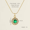 Necklace Stainless Steel Titanium Steel Egg S Chain Heart Shape Drop Shape Geometric Electroplating Highend Couple Style
