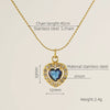 Necklace Stainless Steel Titanium Steel Egg S Chain Heart Shape Drop Shape Geometric Electroplating Highend Couple Style