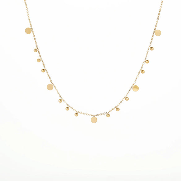 Necklace Stainless Steel Titanium Steel Geometric Electroplated Fashion Women's