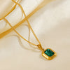 Necklace Stainless Steel Titanium Steel Geometric Electroplated Ladies Jewelry
