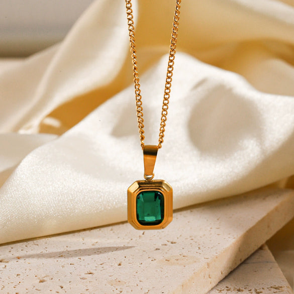Necklace Stainless Steel Titanium Steel Geometric Electroplated Ladies Jewelry