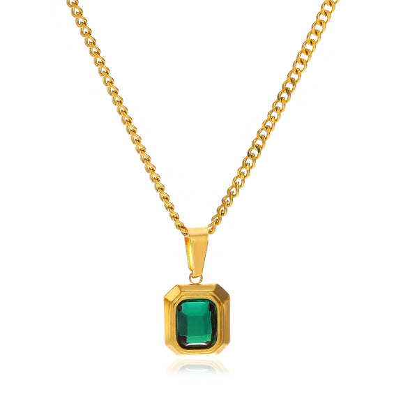 Necklace Stainless Steel Titanium Steel Geometric Electroplated Ladies Jewelry