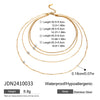 Necklace Stainless Steel Titanium Steel Geometric Electroplating For Women