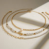 Necklace Stainless Steel Titanium Steel Geometric Electroplating For Women