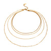 Necklace Stainless Steel Titanium Steel Geometric Electroplating For Women