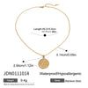Necklace Stainless Steel Titanium Steel Geometric Electroplating Jewelry