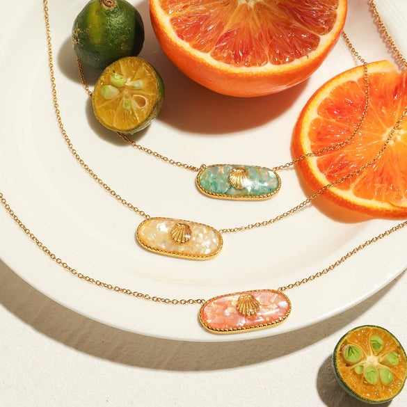 Necklace Stainless Steel Titanium Steel Geometric Electroplating Original Design Jewelry For Women