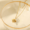 Necklace Stainless Steel Titanium Steel Geometric Electroplating Pendant Women's